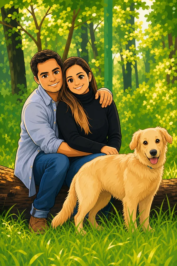 Ilustración en estilo Cartoon