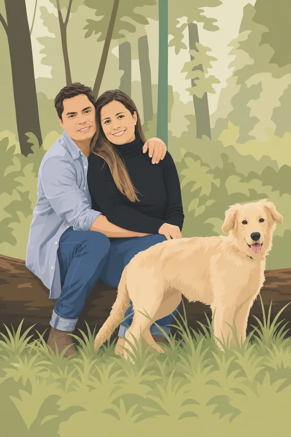 Ilustración en estilo Realista